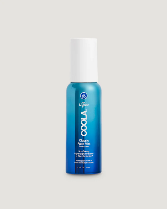 Refreshing Coola Water Mist Organic Face Sunscreen SPF50