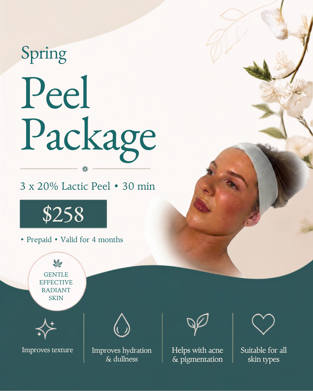 Spring Peel Package — 3 x 20% Lactic Peel
