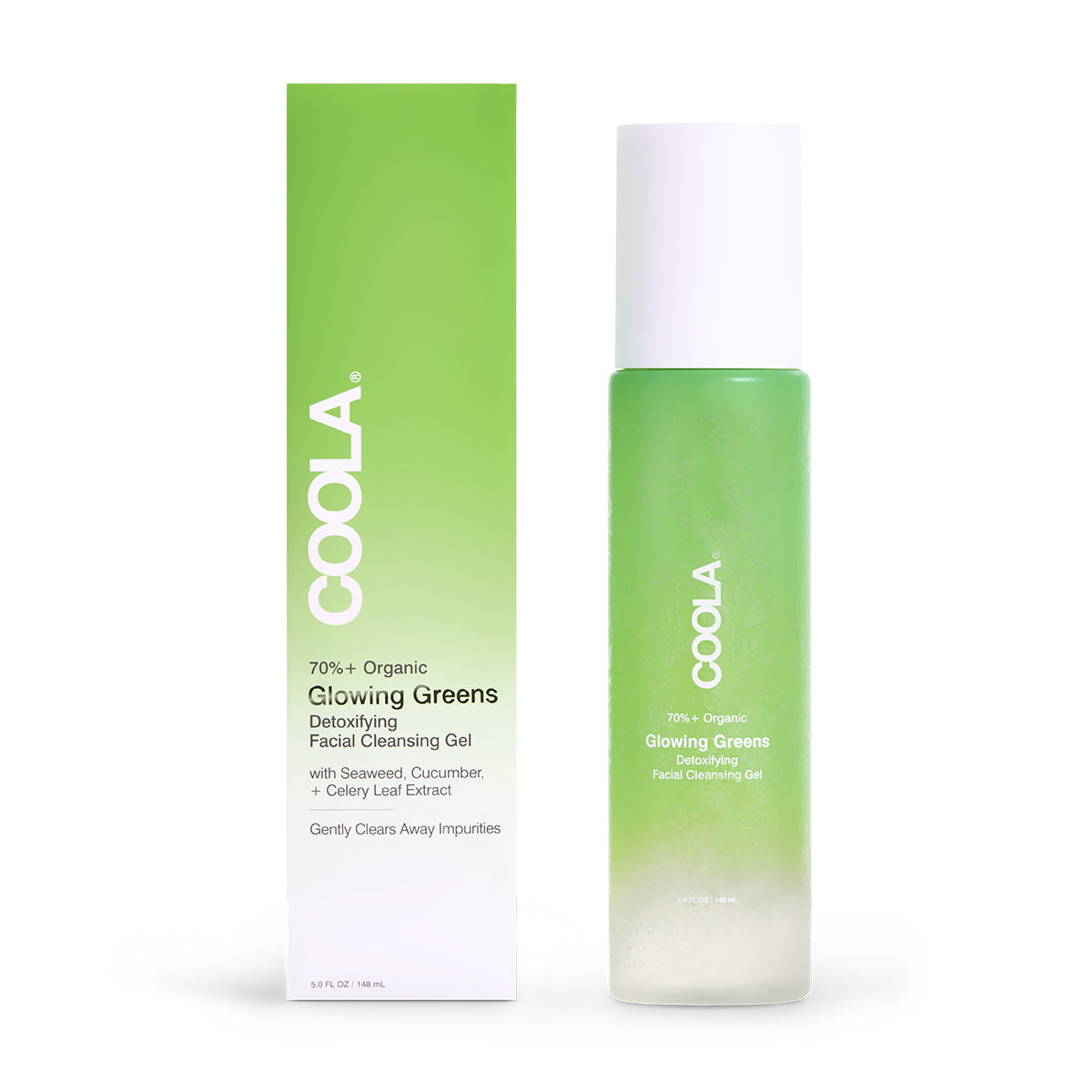 Coola Glowing Greens Detoxifying Facial Cleansing Gel