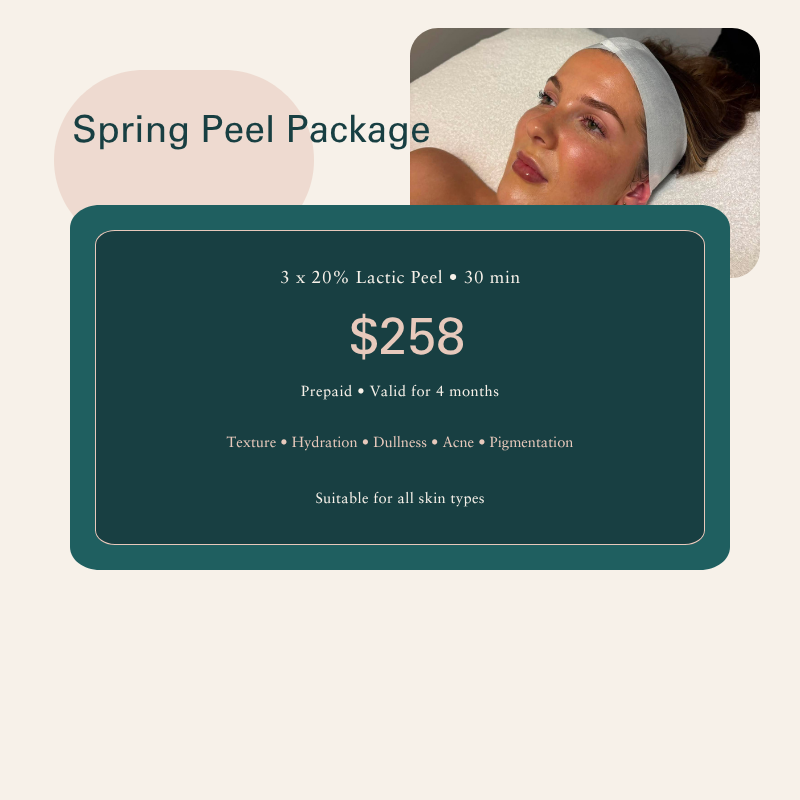 Spring Peel Package — 3 x 20% Lactic Peel
